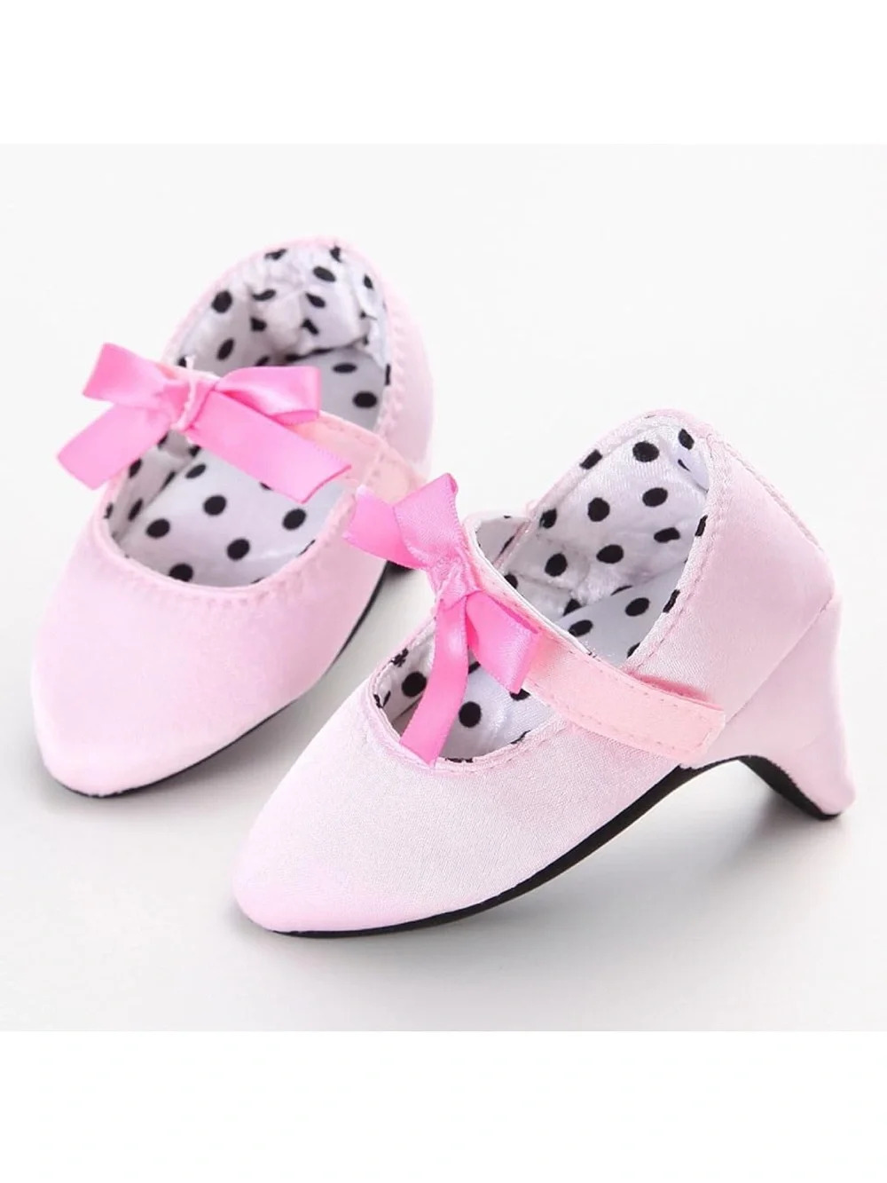 Baby girl Pink Bow Mary Jane Heels